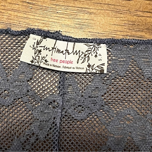 NWT FREE PEOPLE From Me To You Long Sleeve / Dusty Blue Grey Size Small - Picture 11 of 13